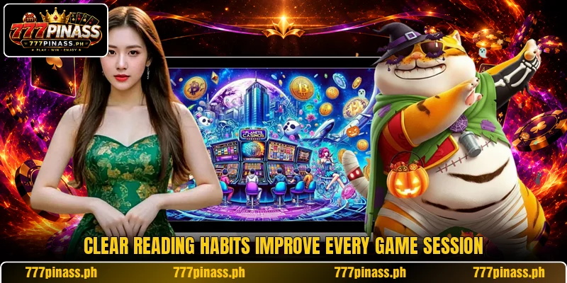 Clear reading habits improve every game session