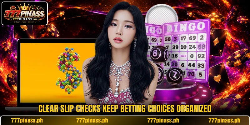 Clear slip checks keep betting choices organized Clear slip checks keep betting choices organized