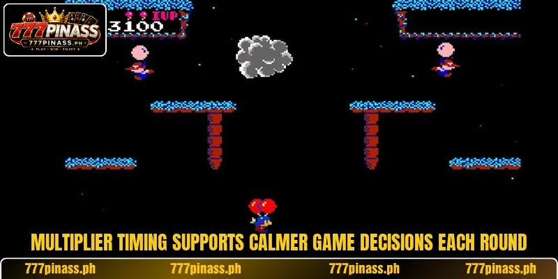 Multiplier timing supports calmer game decisions each round Multiplier timing supports calmer game decisions each round