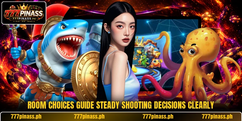 Room choices guide steady shooting decisions clearly