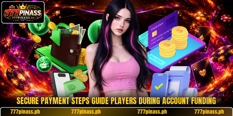 Secure payment steps guide players during account funding Secure payment steps guide players during account funding